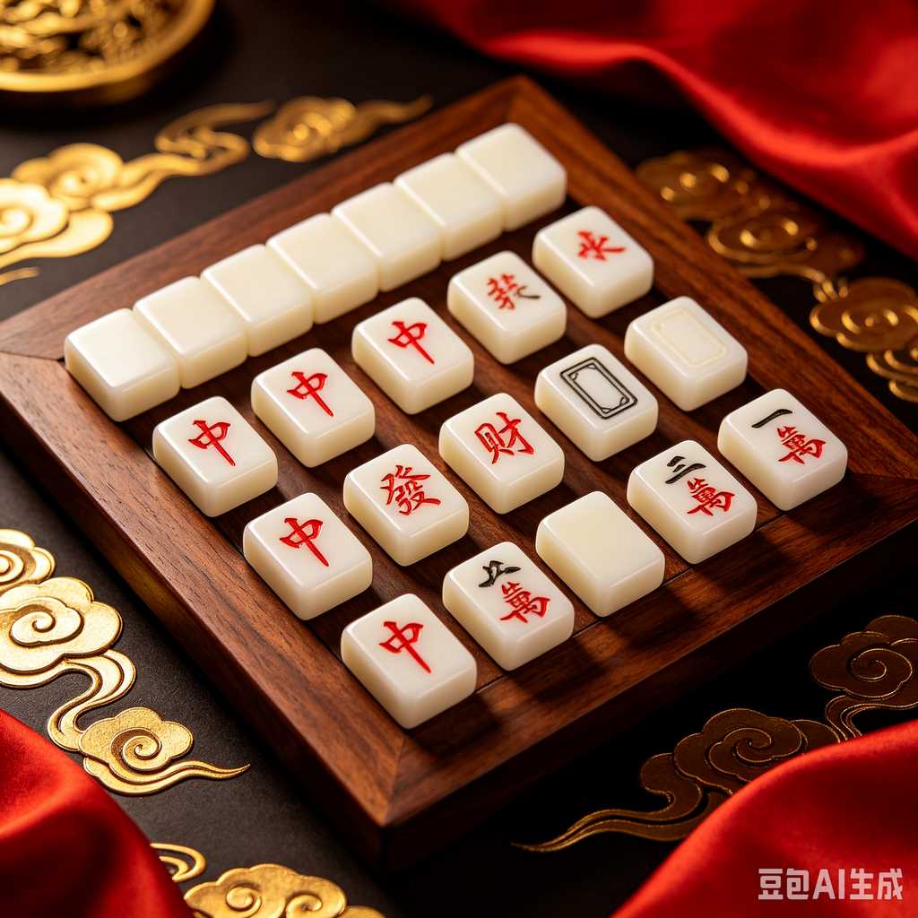 two tone mahjong set design
