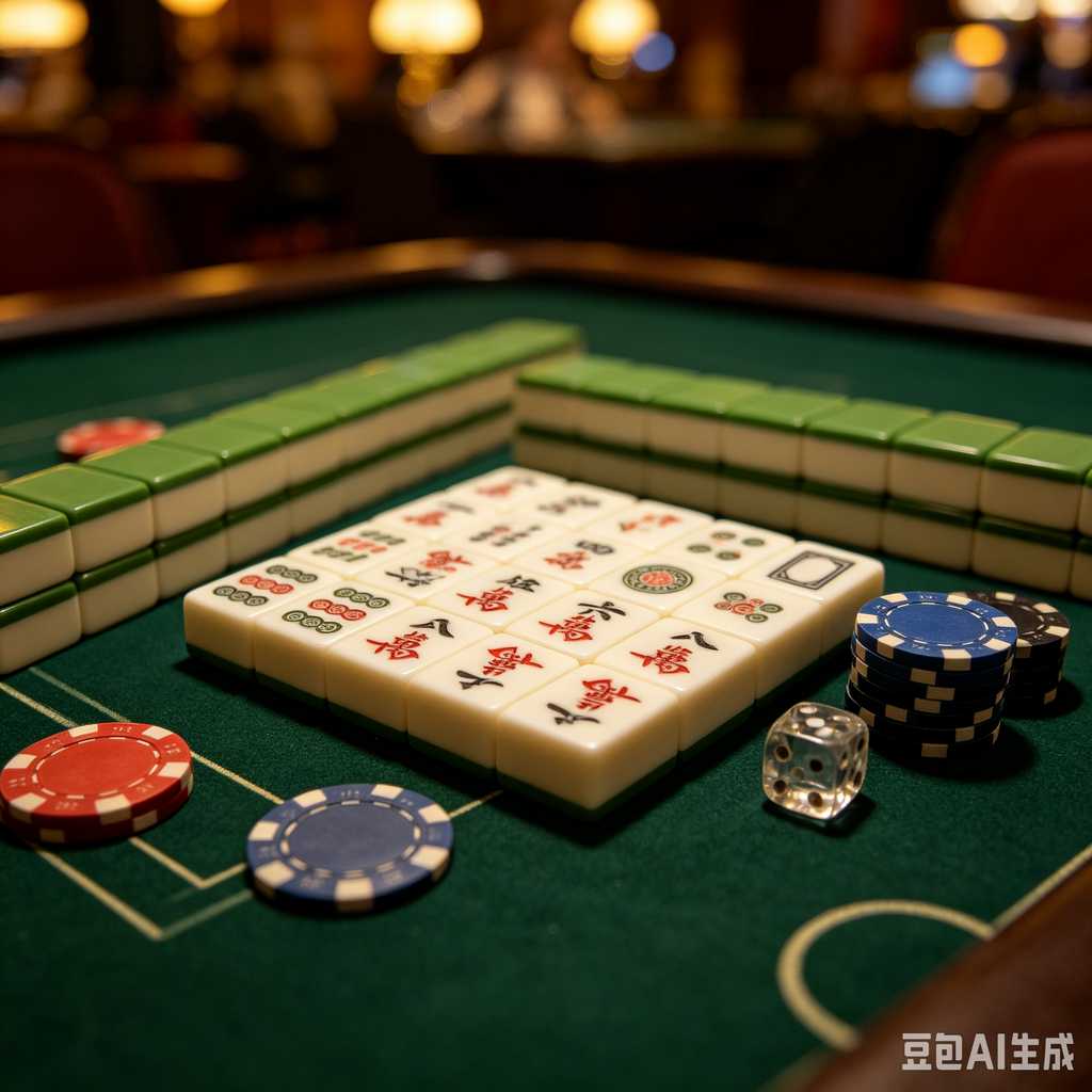 transparent mini mahjong set